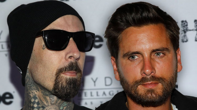 Travis Barker Reacts To Scott Disick Shading His Romance With Kourtney Kardashian?