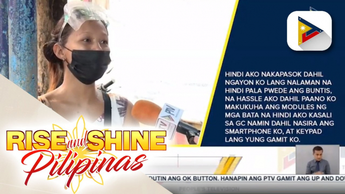 Health protocols sa mga paaralan sa region 7, mahigpit na ipinatutupad; Mga learning module sa Cebu, inihahatid ng ilang guro sa bahay ng mga estudyante