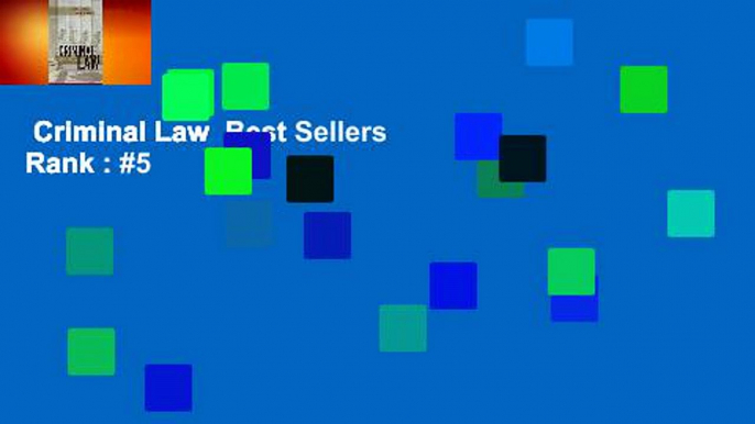 Criminal Law  Best Sellers Rank : #5