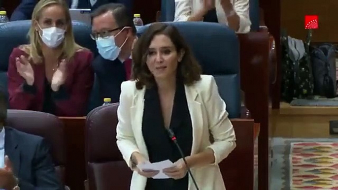 Isabel Díaz Ayuso: "Hemos pasado del 'España nos roba' del independentismo a robar a Madrid"