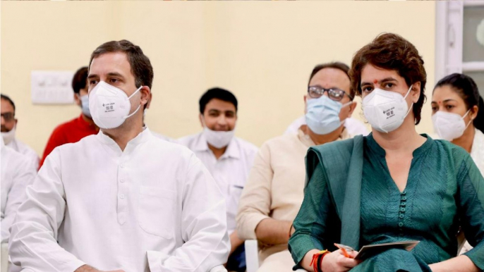 Congress meet President: Here's what Rahul-Priyanka said