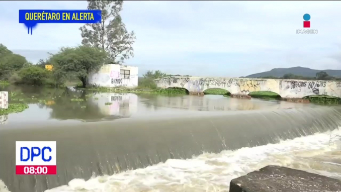Más de 100 familias desalojadas en Querétaro por inundaciones