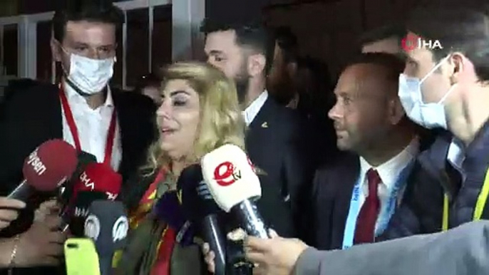 Berna Gözbaşı: “Galatasaray galibiyeti ile ligdeki yerimizi yavaş yavaş belirlemiş olduk”