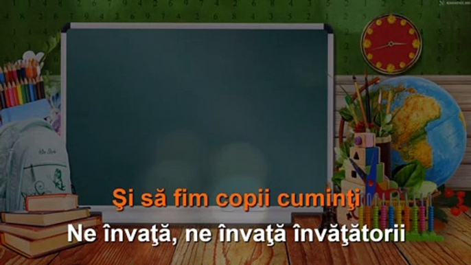 "Ne învață învățătorii". Karaoke