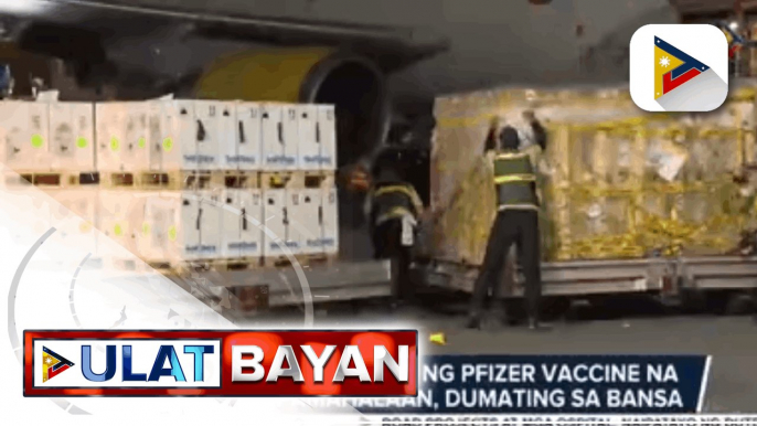 Mahigit 700-K doses ng Pfizer vaccine na binili ng pamahalaan, dumating  sa bansa kagabi; Higit 65-M doses ng COVID-19 vaccines, natanggap na ng Pilipinas