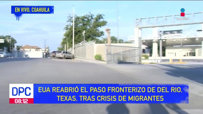 Crisis migrante: Estados Unidos reabre la frontera en Del Río, Texas