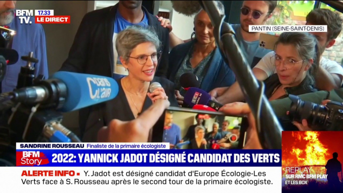 Sandrine Rousseau (EELV): "Cette campagne présidentielle ne pourra plus être la même après notre campagne des primaires et c'est déjà une première victoire"