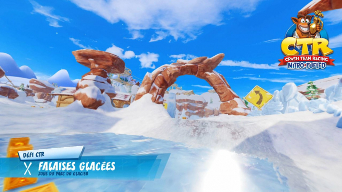 Défi lettres CTR - Falaises glacées : guide Crash Team Racing Nitro-Fueled