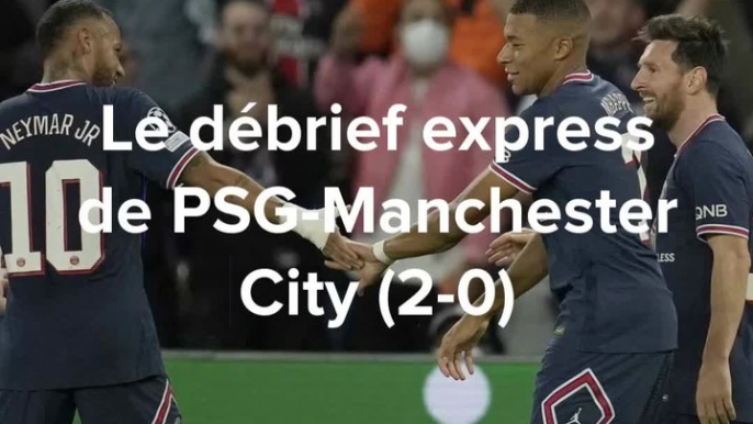 Ligue des champions: Le débrief de la victoire du PSG (2-0) face à Manchester City