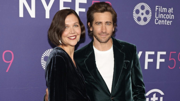 Maggie and Jake Gyllenhaal Wore Coordinating Velvet Outfits