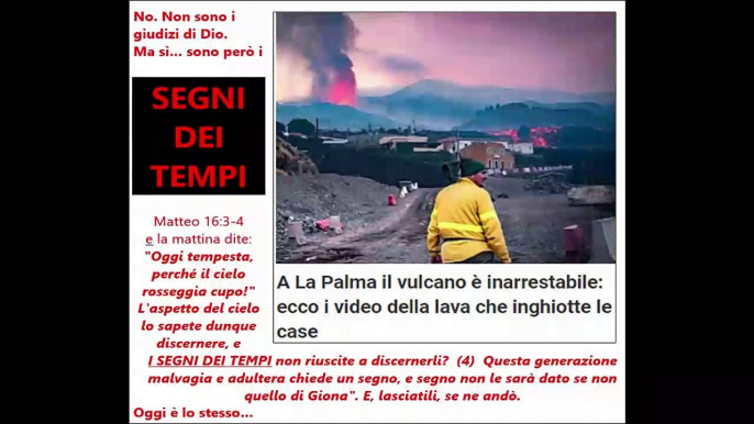 Il vulcano e le Canarie. Il significato!