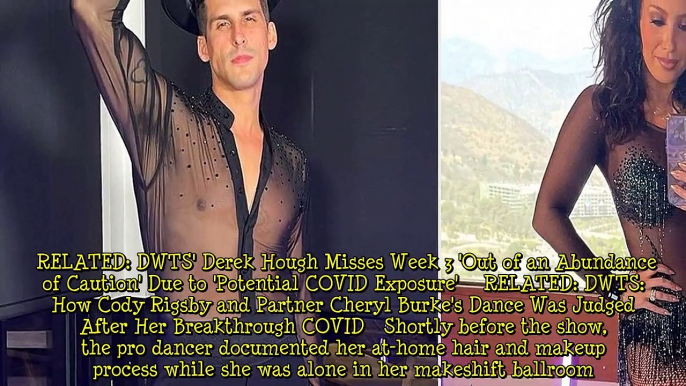 DWTS_ Cody Rigsby, Cheryl Burke Dance First-Ever Remote Performance to Britney Spears' 'Gimme More'