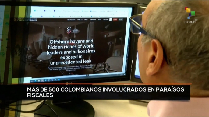 teleSUR Noticias 05-10 17:30: Más de 500 Colombianos se encuentran involucrados en paraísos fiscales