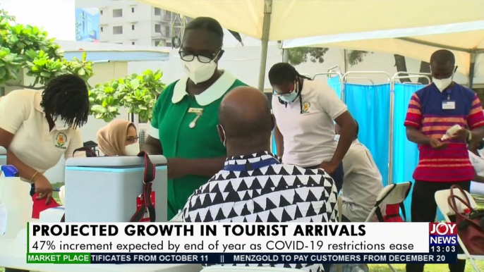 Projected Growth in Tourist Arrivals: 47% increment expected by end of year - Market Place (8-10-21)
