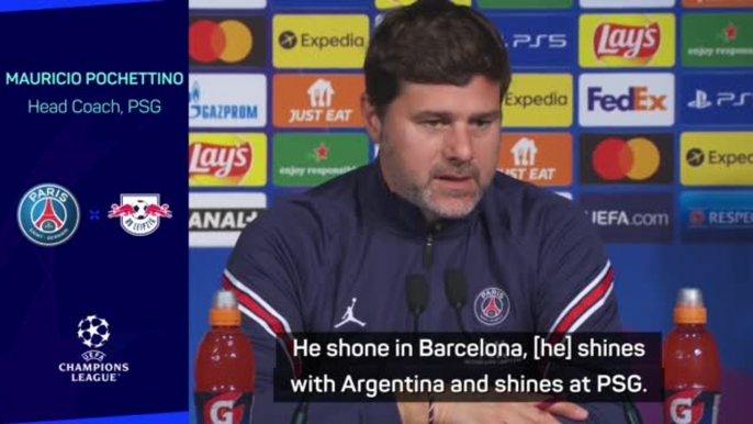 Pochettino backs Messi to 'shine' despite absence of PSG team-mates