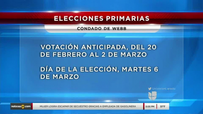 Noticias Laredo 5pm 012918 - Clip Elecciones