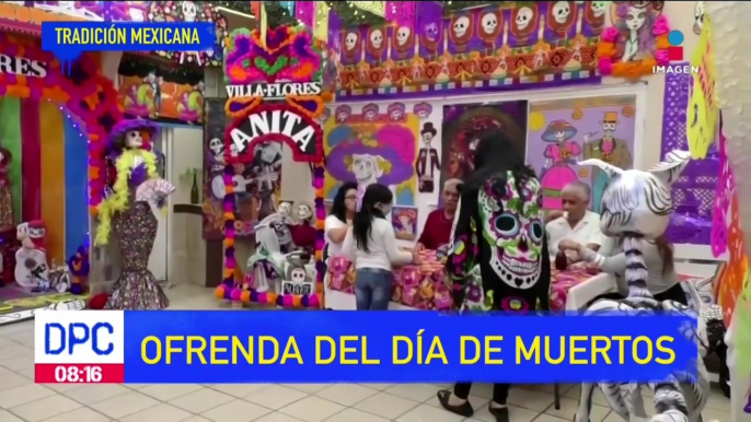 ¡Una tradición que no muere! Así colocan las ofrendas de día de muertos