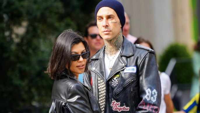 10 Times Kourtney Kardashian and Travis Barker Coordinated Their Outfits