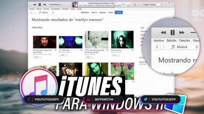 Descargar iTunes Windows 11