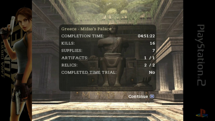 Tomb Raider  : Anniversary PS 2 : L8 Tomb Of Tihocan 1/1 (Partial Centaur Workaround)