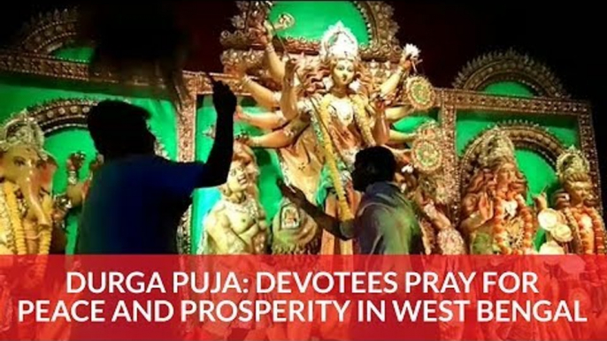 Durga Puja: Devotees Pray For Peace And Prosperity In West Bengal