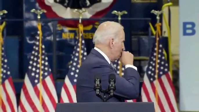 Joe Biden Coughs into His Hand, then Shakes Hands with People