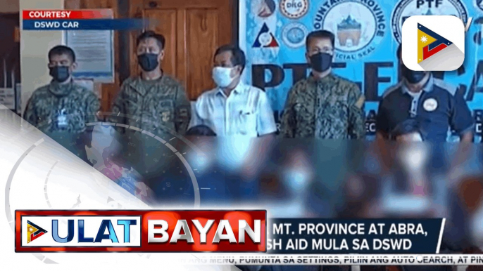 GOVERNMENT AT WORK | Mga dating rebelde sa Mt. Province at Abra, nakatanggap ng cash aid mula sa DSWD;   800 displaced workers sa Rizal, nakatanggap ng tulong pangkabuhayan mula sa DOLE;   Konstruksyon ng dalawang floodwalls sa Pangasinan, natapos na ng D