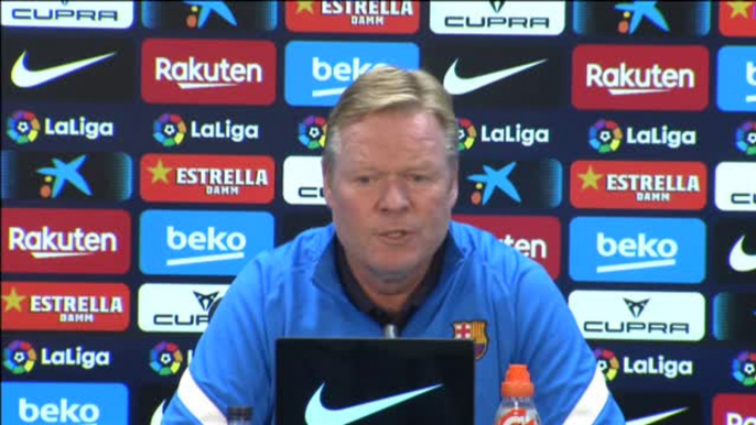 Koeman: "Si algún día no disfruto, me voy a jugar al golf cinco días a la semana"