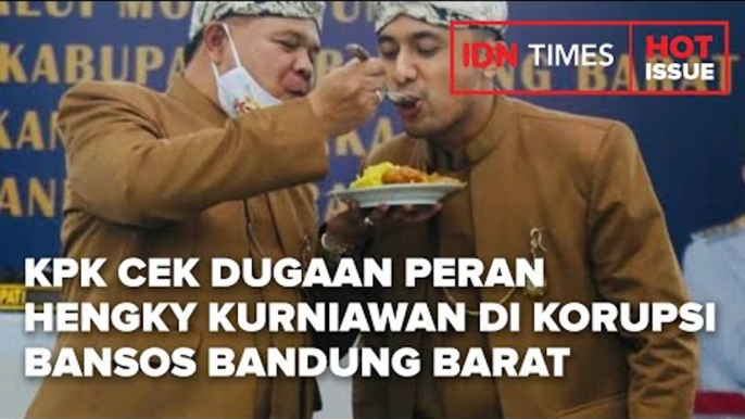 KPK CEK DUGAAN PERAN HENGKY KURNIAWAN DI KORUPSI BANSOS BANDUNG BARAT