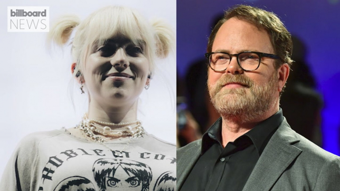 Billie Eilish and ‘The Office’ Star Rainn Wilson Join Forces For ‘Urgent’ Climate Message: ‘We Must Stand Together’ | Billboard News