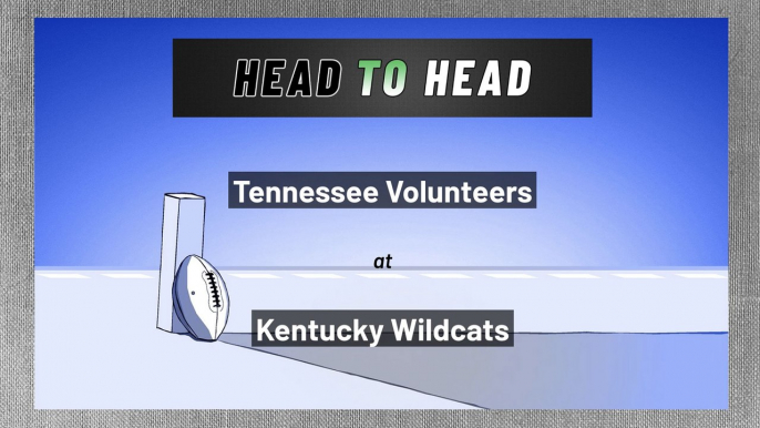 Tennessee Volunteers at Kentucky Wildcats: Spread