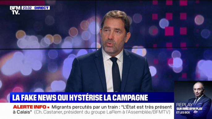 Christophe Castaner: "Je crains une campagne assez pourrie qui se construise sur de fausses informations" sur les réseaux sociaux