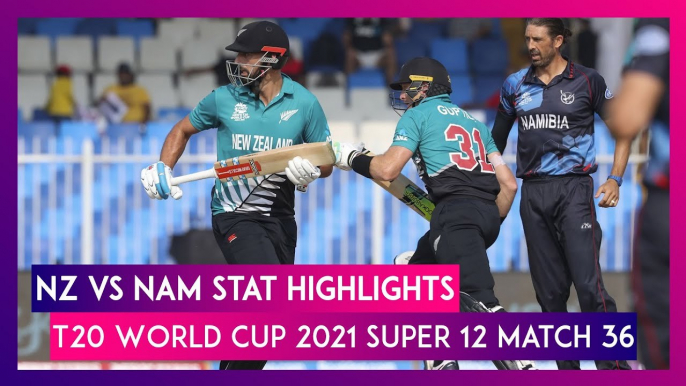 NZ vs NAM Stat Highlights T20 World Cup 2021: New Zealand Keep Semi-Final Hopes Alive