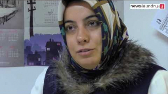 ''We're not the prisoners of the head scarf but prisoners of the gaze,' says Meryem İlayda Atlas