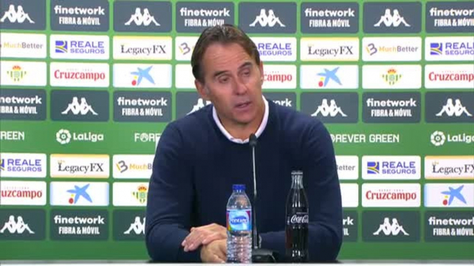 Lopetegui: "Es un triunfo importante, sabemos lo que significa para la ciudad"