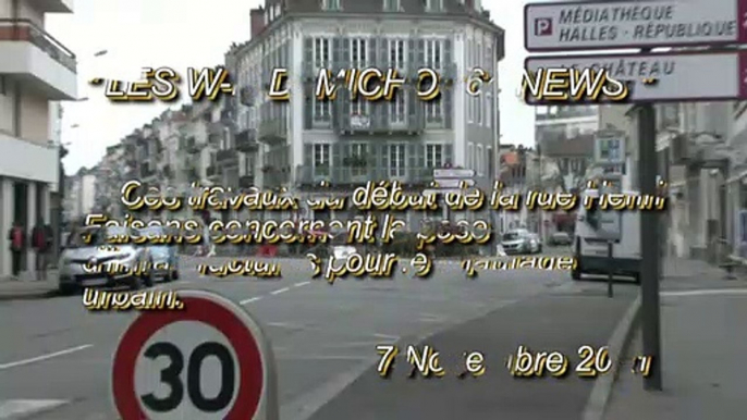 LES W-D.D. MICHOU64 NEWS - 7 NOVEMBRE 2021 - PAU - DES TRAVAUX AU DÉBUT DE LA RUE HENRI FAISANS