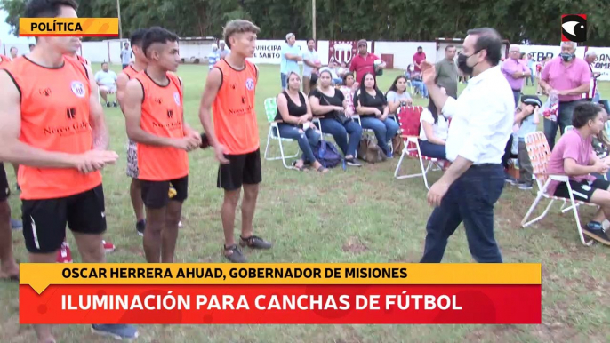 Iluminación para canchas de fútbol