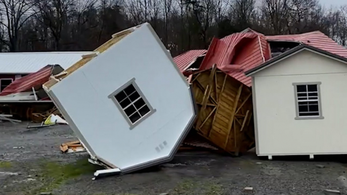 Severe storms slam the Southeast