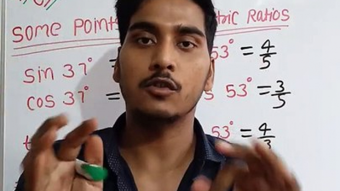 Some points of trigonometric Ratios | some points of trigonometric Ratios in Hindi | some points of trigonometric Ratios mathematical tool #cityclasses