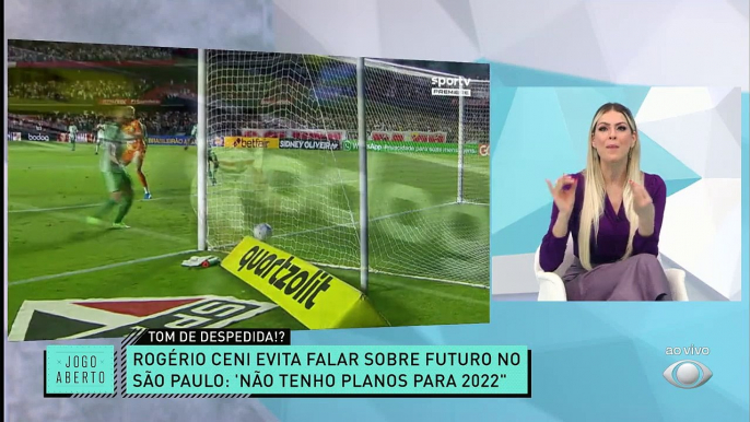 ADEUS DO ÍDOLO? São Paulo venceu o Juventude por 3 a 1 e se livrou do rebaixamento. Mas na coletiva, o técnico Rogério Ceni falou em tom de despedida. O M1to deveria permanecer em 2022? #JogoAberto