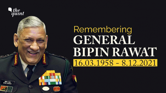 RIP CDS Bipin Rawat | India’s First Chief of Defence Staff Killed in Helicopter Crash