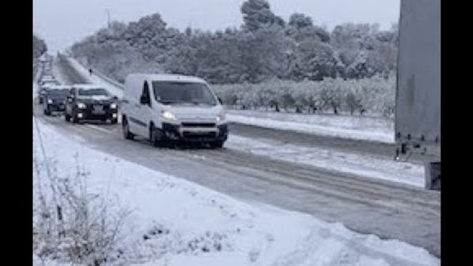 Alpes-de-Haute-Provence : "Surpris par la neige"