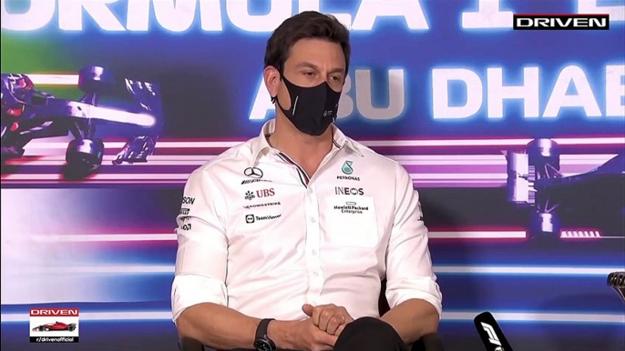 F1 2021 Abu Dhabi GP - Friday (Team Principals) Press Conference - Toto Wolff & Christian Horner