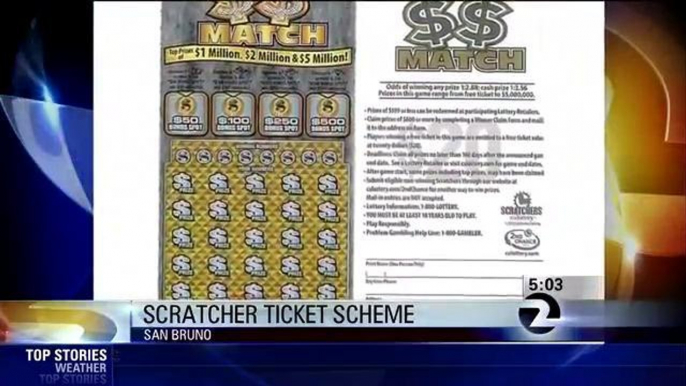 California Lottery Scratcher Scheme Uncovered