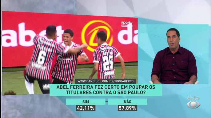 BICHO PEGOU NO DEBATE! Comentaristas discutem sobre a vitória do São Paulo por 2 a 0 diante do Palmeiras no Allianz Parque. Derrota vexatória do Palmeiras? Méritos totais ao Tricolor? Opine! #JogoAberto