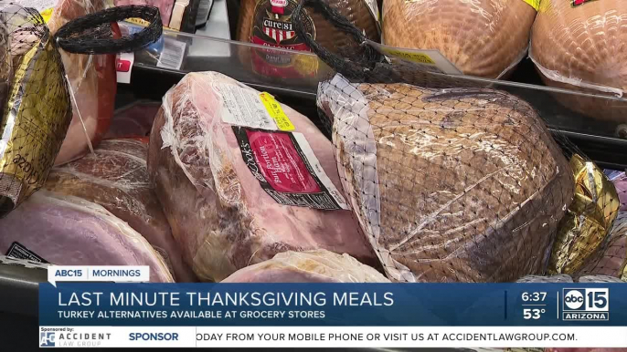 Grocery stores open for last minute Thanksgiving dinner items