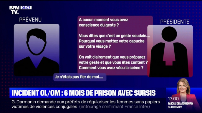 Incident OL/OM: 6 mois de prison avec sursis pour le supporter lyonnais