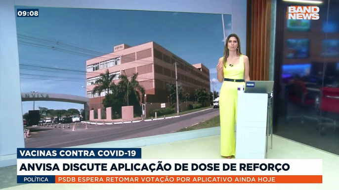 A Diretoria Colegiada da Anvisa marcou para hoje (24) uma reunião para discutir a aplicação de doses de reforço das vacinas contra a Covid.Saiba mais em youtube.com.br/bandjornalismo#BandNews20anos #Anvisa #dosereforço