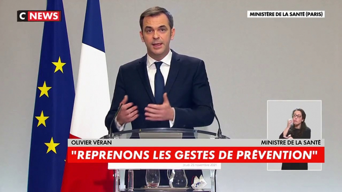 Olivier Véran: "La dose de rappel du vaccin ouverte aux plus de 18 ans, cinq mois après la dernière injection" - "Sans dose de rappel, le pass sanitaire désactivé 7 mois après la dernière injection"