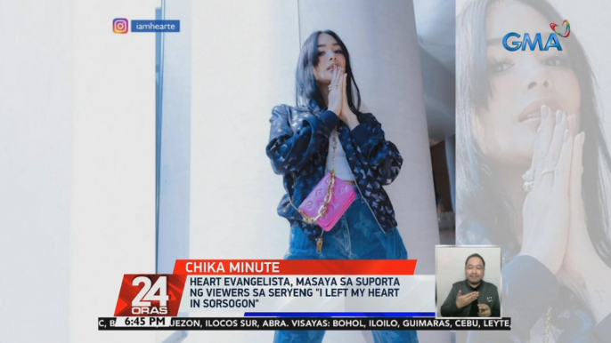 Heart Evangelista, masaya sa suporta ng viewers sa seryeng "I Left My Heart in Sorsogon" | 24 Oras